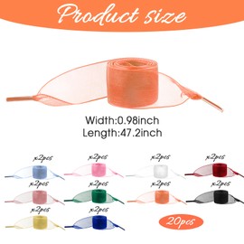 Dimeho 10 Pair Ribbon Shoe Laces Women Fashion Flat Satin Ribbon Shoelaces Soft Silk Satin Shoestrings Colorful Shoe Laces for Sneakers Skate Shoes Sport Shoes (47 inch