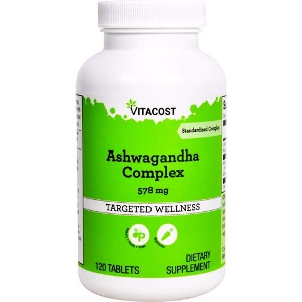 Vitacost Ashwagandha Complex -- 578 mg - 120 Vegetarian Tablets