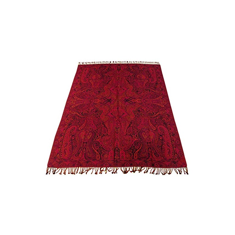 Lorenzo Cana Luxury Jacquard Woven Cotton Blanket with Finest Wool