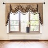 ELKCA Thick Chenille Window Curtains Valance for Living Room Coffee