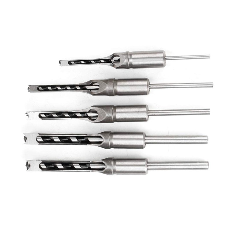SYDARSYN Square Hole Drill Bits for Wood, Woodworking Mortising Chisel