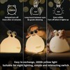 BOATHOG Slug Night Light,USB Rechargeable Animal Lamps Touch Control Timer