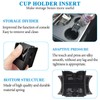 Covnikyer Center Console Cup Holder Insert Compatible for Toyota Camry