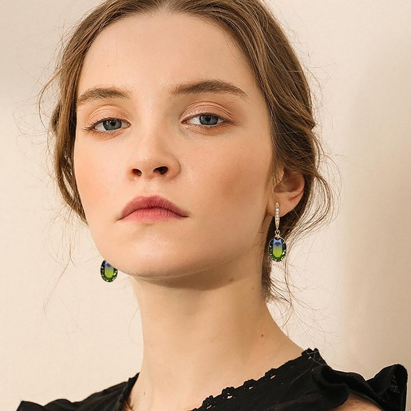 Suyi Dangle Drop Earrings for Women Crystal Teardrop Dangling Earrings