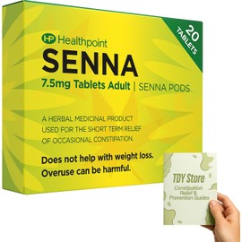 Constipation Relief 7.5mg Tablets Adult - Single Pack - TDY Bundle Including Constipation Relielf & Prevention Guides + Stool Chart & Recording - for Adult Use