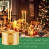 Christmas Napkin Rings Gold Napkin Holders with Christmas Tree, Set