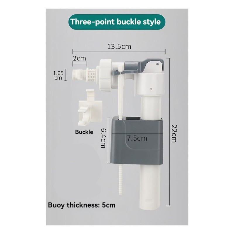 Tskcvy Bathroom in-Wall Water Tank Inlet Valve Hang Wall Hanging