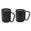 Stainless Steel Water Cup Double Layers Slip Resistant Practical Insulated