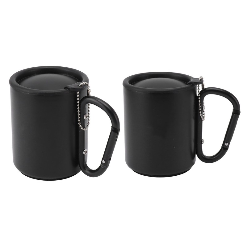 Stainless Steel Water Cup Double Layers Slip Resistant Practical Insulated