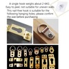 20PCS 8mmAdhesive Hanging Nails Wall Hook Hanger, Wall Hangers Without