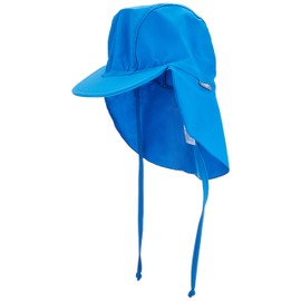 Sterntaler Unisex Peaked Cap Neck Plain Hat, bright blue, 51