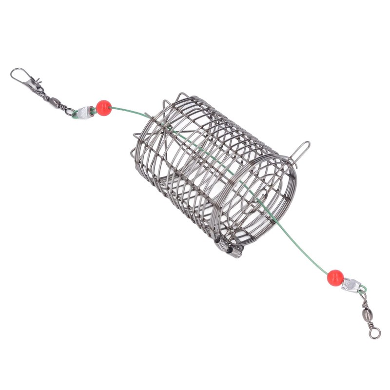 Fishing Bait Cage Basket, Stainless Steel Compact Fishing Lure Cage