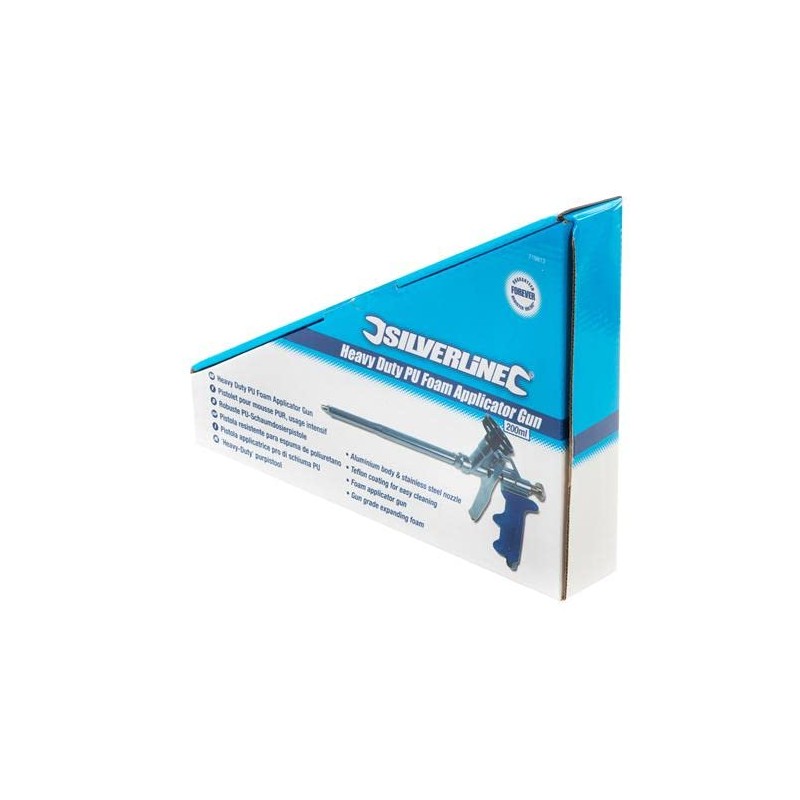 Silverline 719812 Heavy Duty PU Foam Applicator Gun 200ml