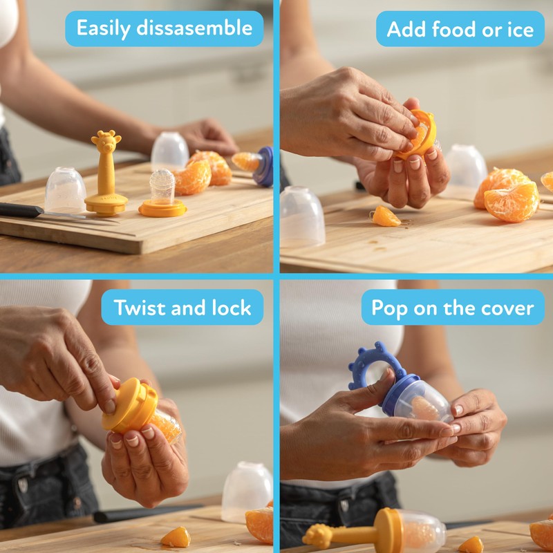Nuby Nuby Silicone Nibbler Feeder for Kids - Soft Baby