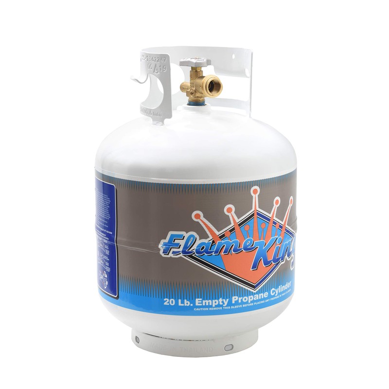 Flame King YSN-201 20 Pound Steel Propane Tank Cylinder With