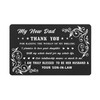 Richesele New Dad Wedding Gifts - Engraved Wallet Card for
