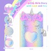 homicozy Unicorn Diary with Lock,Gift for 6 7 8 Year