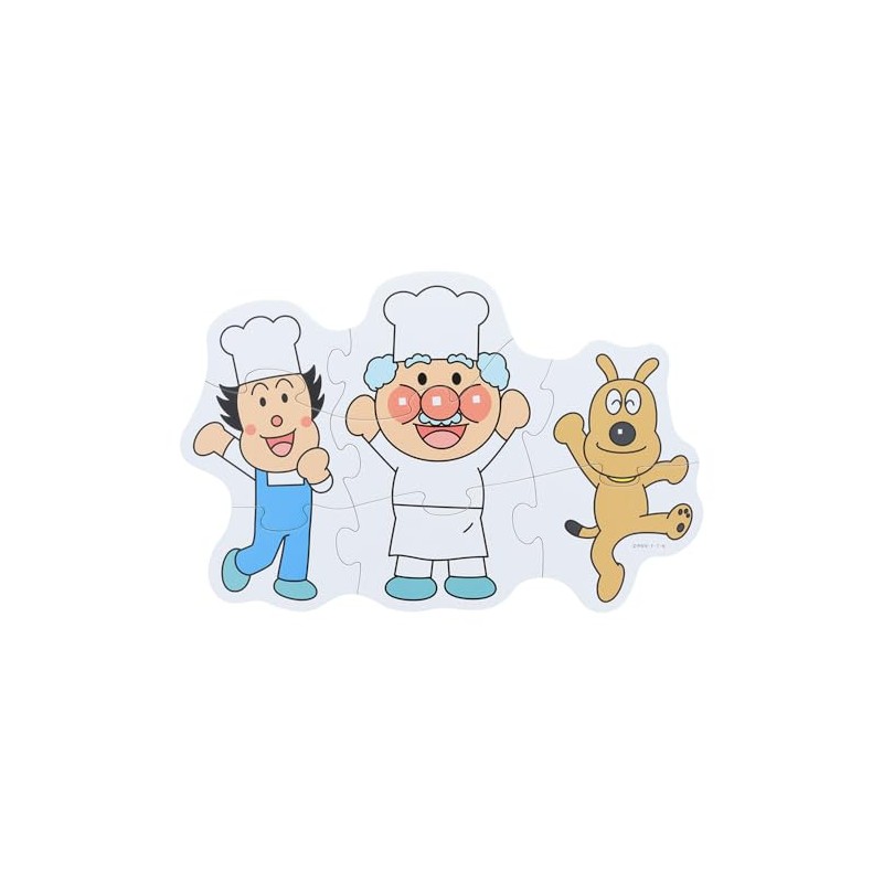 Sunstar Stationery Anpanman 5280009D First Jigsaw Puzzle Step 2 Murasaki