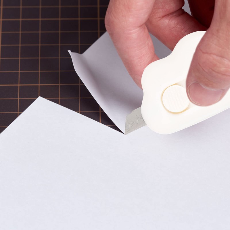 iplusmile 6pcs Mini Box Cutter, Retractable Utility Box Cutter Letter