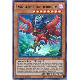 Yu-Gi-Oh! - Danger! Thunderbird! - MP19-EN217 - Ultra Rare - 1st Edition - 2019 Gold Sarcophagus Tin Mega Pack