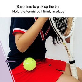 Tennis Ball Waist Clip Holder, Tennis Balls Holder Clip Time Saving Compact for Sport (Transparent)