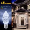 AIDDOMM 25 Pack C7 Cool White LED Replacement Christmas Light