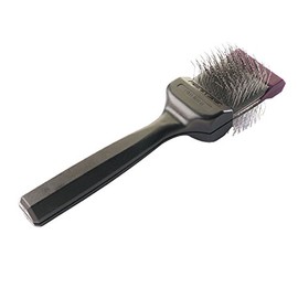 Les Pooch Pro Purple Hard Slicker Brush, The Best Care for your Best Friend, Suitable for Course Thick Thick-Curly & Double Coated Dogs, Single