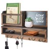 Key Holder for Wall, Mail Organizer Wall Mount with Key