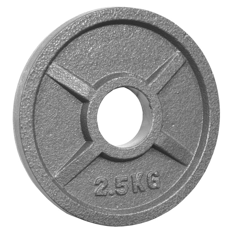 POWER EXTREME Cast Iron Weight Plates with 2 Grip Holes,