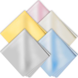 50 pcs Suede Microfiber Glasses Cleaning Cloths - Premium Lens Cleaning Cloths for Eyeglasses, Sunglasses, Cameras, and Screens