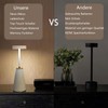 Puhui Wireless LED Table Lamp, Dimmable, IP54 Waterproof, 3 Colour