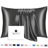 Ravmix Silk Pillowcase for Hair and Skin with Hidden Zipper,