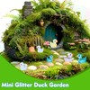 200Pcs Mini Ducks, Mini Resin Ducks Cute Glitter Little Ducks