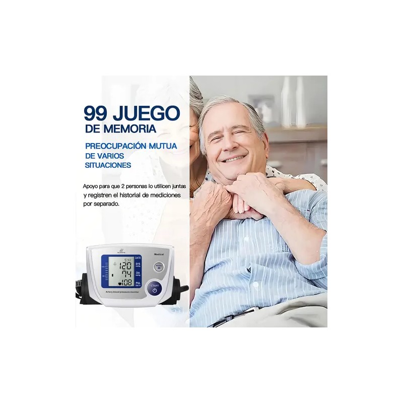 Aparato Checar Presion Tensiometro Digital Checador Blanco Blanco