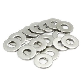 20 PCS M10 Washers, A2 304 Stainless Steel Washers, 10.5mm Inner Dia, 25mm Outer Dia, 1.5mm Thick, washers for screws & Bolts, Flat Repair, Household