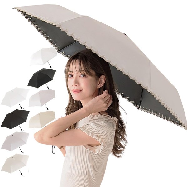 k2-k3 One-Touch Folding Umbrella, Ultra Lightweight, For Both Sunny and