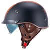 VCOROS Half Helmet Motorcycle DOT Approved Open Face Helmet F07