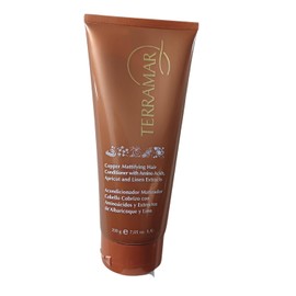 Terramar Acondicionador Matizador para Cabello Cobrizo, con Aminoácidos y Extractos de Albaricoque y Lino, 200 g