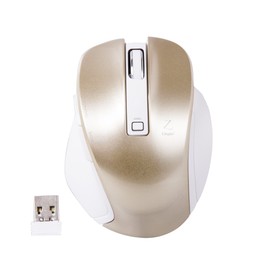 Digio2 Z Ultimate Shape 2.4GHz Wireless Mouse 5 Buttons Blue LED Small Gold 47500