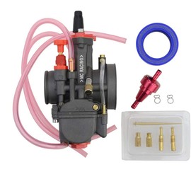 GOOFIT 34mm PKW Carburetor Motorcycle Carb Racing with the piece of CNC Replacement For the Courtyard of the Dirt Bike Motorcycle ATV