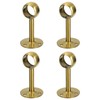 sourcing map 4 Pcs 0.98 Inch Curtain Rod Holder, Ceiling