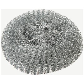 Abbey 828/40 Galvanised Steel Scourer, Medium, Silver (Pack of 10)