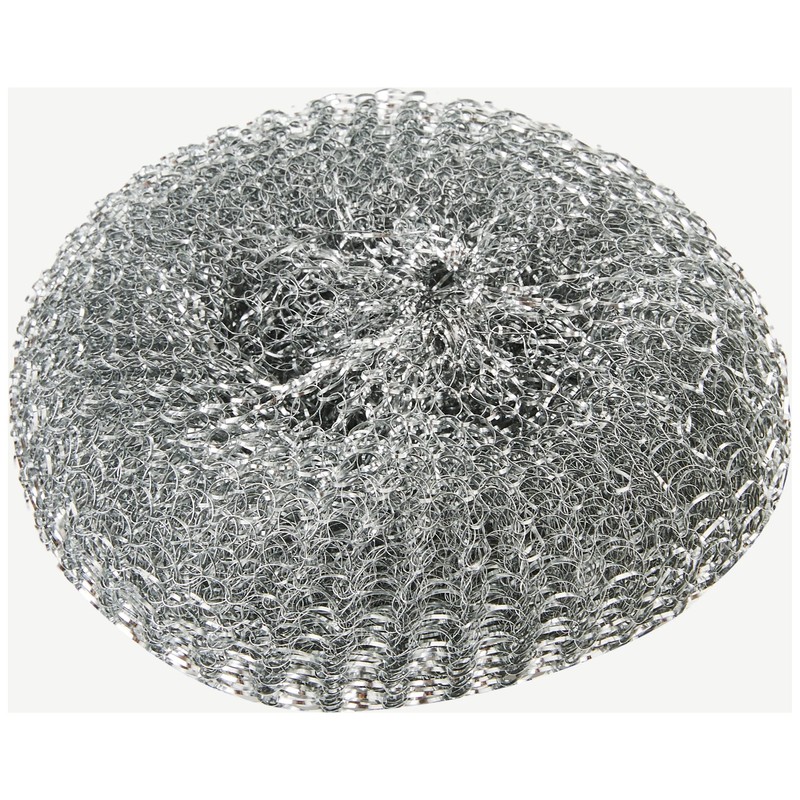 Abbey 828/40 Galvanised Steel Scourer, Medium, Silver (Pack of 10)