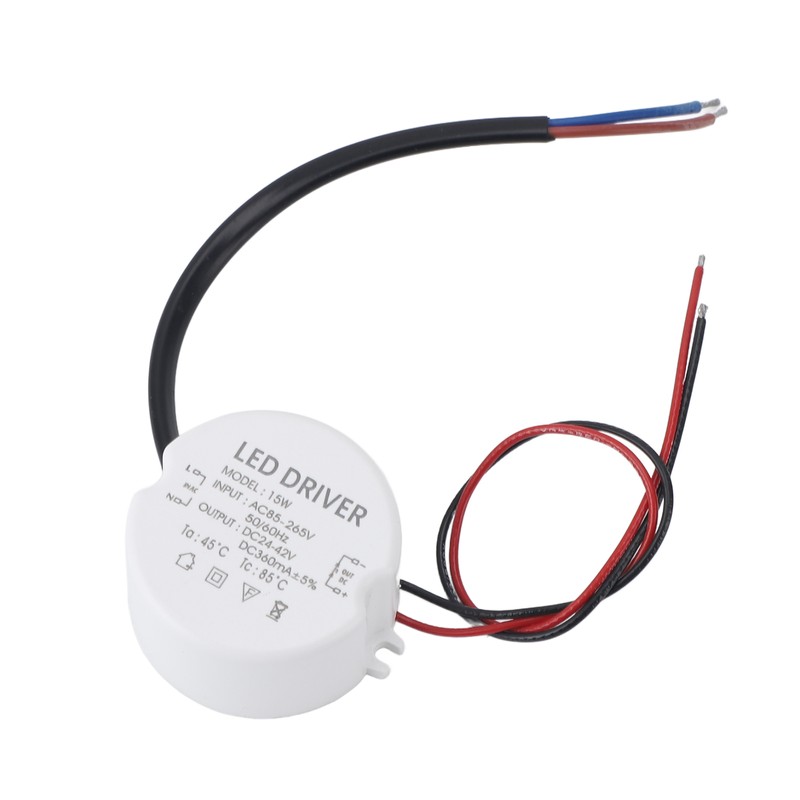 LED Power Supply Driver Waterproof Constant Voltage Transformer 360mA AC85‑265V