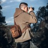 Besnfoto Bolsa para cámara DSLR pequeña mochila para fotógrafo, impermeable,