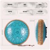 Steel Tongue Drum, 12 Inch 15 Note Tongue Drums, Handpan