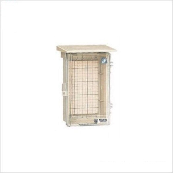 Mirai Industry CWB-1AJ Wall Box, Transparent Lid with Roof, Vertical Type, Effective 90, 1 Piece