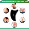 EQLEF Gua Sha Massage Tools, 2 Pieces Horn Gua Sha