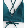 Zaful Women's Two-Piece Bikini Set, Bikini Bottoms with Braided Side