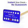 MoyanSuper Cue Tip Gauge for Billiards, Measures 8.5mm–15mm Plastic Cue